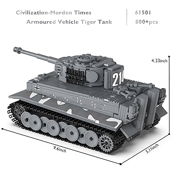 Amazon.com: JMBricklayer Tank Building Sets for Adults or
